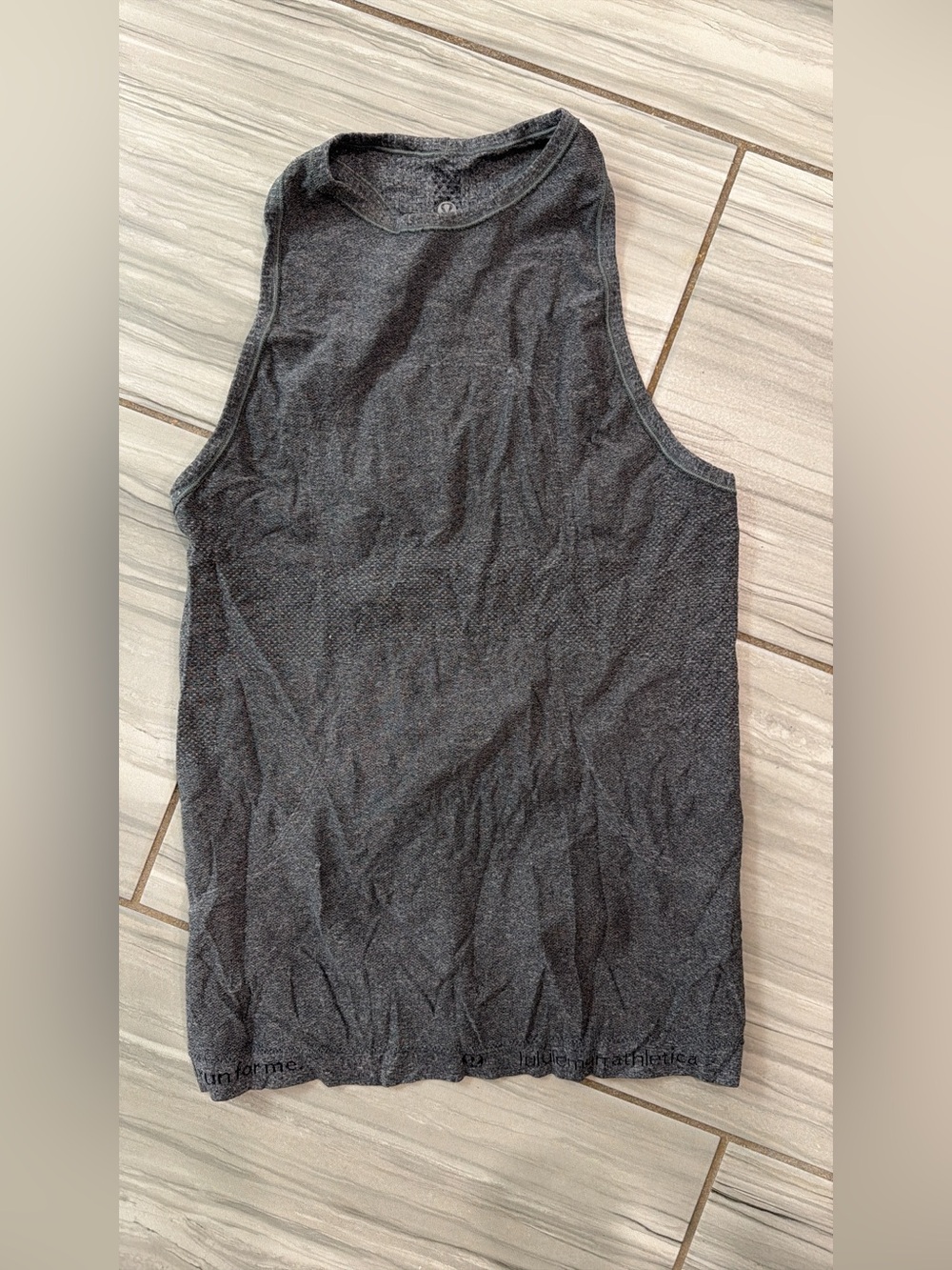 Women’s Charcoal Gray Sleeveless racerback Tank Top